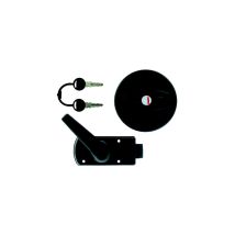 Zadi - Cerradura Redonda De Plástico Para Vehículos Recreativos Color - Negro