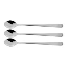 EHL Langstiellöffel Set 3 Stück Edelstahl 19 cm Spülmaschinengeeignet Grillbesteck Küchenutensilien