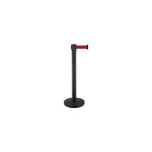 Eco-schwarzer Pfosten Mit Schwarzem Gurtband 2 Ml - H 910