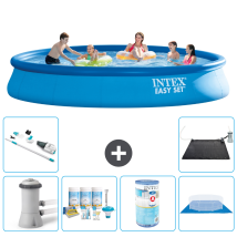Intex Piscina Easy Set Rotonda - 457x84 Cm - 8-pezzi S41215