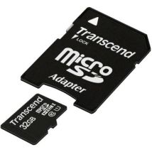 Transcend Memcard Sd 32gb Micro Sdhc Class 10 / Inkl. Sd-adapter (ts32gusdu1)
