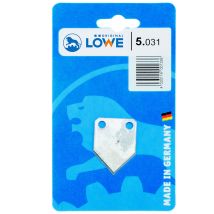 Original Löwe Lama Di Ricambio 5.031, Lama Triangolare – 1 Lama Affilata Per Forbici Industriali Originali Löwe, 5.504, Per Tagli Precisi Ad Angolo 