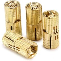 Lot De 4 Charnières Dissimulées En Laiton De 16 Mm, Charnières Dissimulées Pour Meubles, Angle D'Ouverture À 180 Degrés