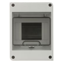 Marlanvil - Wandschalttafel Für Den Außenbereich, 3/5 Module, Ip65 92.04, Geräucherte Tür