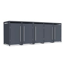 Westmann Pedura 5 Box À Poubelles En Métal Avec Pédale 5x240