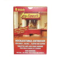 Favorit 512113 Entruãƒüer 8 Würfel Für Kohle-/ Ãƒ¢ Äläfen, Ruãƒü Entfernen, Ofenreiniger