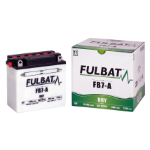 Batteria Fullbat Ful Dry - Fb7-a / Yb7-a (a Secco, Riutilizzabile, Con Acido Incluso)