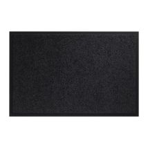 Felpudo lavable negro 100% poliéster 900x1500mm – Ideal para interiores – Absorbente y fácil de limpiar