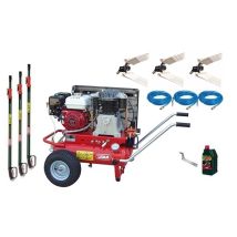 Kit Raccolta Olive Lisam Professional Lm201 3 Abbacchiatori E Compressore Honda Gx 200