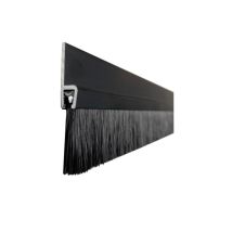 Bürstendichtung 50(bh) X 1000 Mm Aluschiene Schwarz Eloxiert, Ppn-besatz