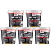 Intonaco Per Piastrelle Del Bagno E Cucina, Su Pavimento E Pareti - Arcamineral - 5x 20 Kg Curry - Arcane Industries
