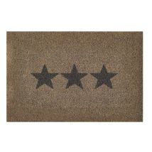 Andiamo - Fußmatte Stars Kokos Hellgrau, 40 X 60 Cm Matten Fußmatten Schmutzmatte