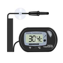 Termómetro Digital Lcd Para Acuario, Con Sonda Y Ventosa, Ideal Para Acuarios, Peceras Y Reptiles Marinos.