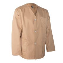 Chaqueta sin solapa DUVER color beige talla L – S, M, L, XL, XXL