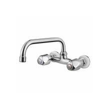 Grifo Batería Fregadero Mirtak Basic Caño 15 Cm Horizontal – Cromada