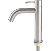 Green Mobility-grifo De Fregadero De Un Solo Cilindro De Acero Inoxidable Cepillado, Accesorios De Baño, Hogar, Cocina, Baño (grifo De Agua Fría De Un