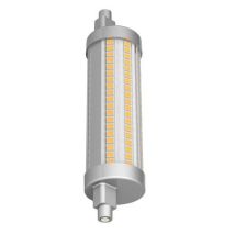 Ampoule Led R7s Dimmable – 15,5w – 2000 Lm – 118 Mm – 3000k Blanc Chaud – 100w Halogène