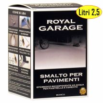 Smalto Brava Royal Garage Bianco Per Pavimenti Piastrelle Ml 2500