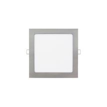 Faretto Led Da Incasso Quadrato 18w Nichel 6000k Lm5521 Ledme