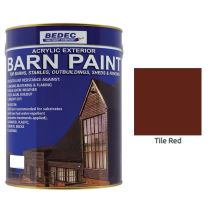 Barn Paint - Semi-gloss - Tile Red - 5l - Bedec