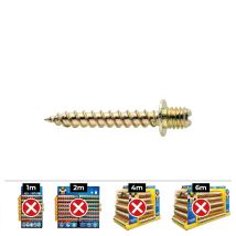 Zuganker 8mm x 30mm – 100 Stück – Hochwertige DIY-Zugschrauben für Heimwerkerprojekte