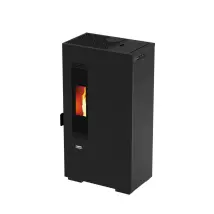Stufa A Pellet Canadian Stove "slimmy 6" Nero 6 Kw