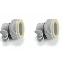Intex Adapter B – 2 Stück – Ø 38 mm / Ø 32 mm – Hochwertiger Kunststoff – Poolzubehör