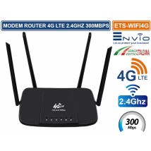 Modem Router Wireless 4g Lte 2.4ghz 300mbps 4 Antenne Con Slot Nano Sim