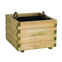 Forest Style – Jardinera Baroque 60 x 60 x 43 cm – Madera de pino – Capacidad 102 litros – Certificación FSC