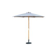 Out&out Original - Mint Essentials Bali Wood Parsol In Taupe- 2.85m