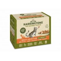 Inspired Lighting - Harringtons Cat Meat Chunks In Gravy 12pk - 85g - 762003