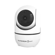 Superior – Drahtlose HD-Innenkamera iCM001 – 1280x720p – Nachtsicht bis 10m – 110° vertikal, 355° horizontal – Zweiwege-Audio – Bewegungserkennung