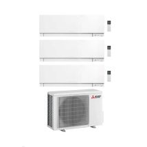 Climatiseur Mitsubishi Trial Split Kirigamine Zen Msz-ef Blanc 9+12+12 Avec Mxz-3f68vf Inverter R32 Wifi Classe A++