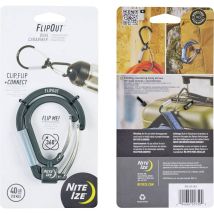 Moschettone NITE Ize Flip Out Dual - Carico massimo 40 kg - Alluminio - 68.3 mm x 166 mm - 1 pz.