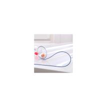 Tovaglia Foglio Cristallo Clear Uni Trasparente 140cmx15ml, Spessore 100/100° - Access Deco