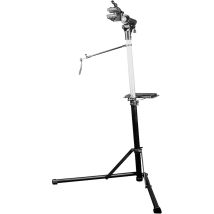 Eufab 16421 Montageständer für E-Bikes – Höhenverstellbar 100-160 cm – Max. Traglast 30 kg – Werkzeugablage – 360° drehbar