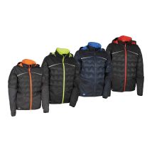 Piumino Giacca Da Lavoro Cofra Poligus In Softshell - M - Nero/rosso