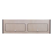 Monster-shop - Wohnwagen Hängeschrank Mit Schwarzem Rand 120cm X 35cm X 35cm Birkensperrholz
