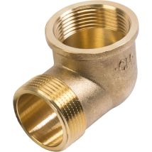 Winkel 90° Messing 1 1/4 Ig 1 1/4 Ag Messing Blank, 1 1/4 Ig, 1 1/4 Ag Schraubfittings - Cornat