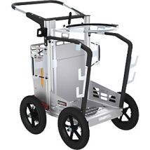Carrello per la raccolta dei rifiuti Picobello City – 120 litri – Alluminio, Acciaio zincato – Flora