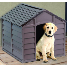 Casette P/cani Dog-kennel Pp Medium Marrone/beige 71x71x68h
