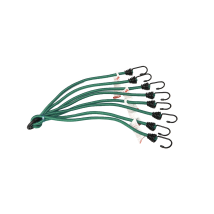 IWH – 79405 – 8-armige Gepäckspinne – 8 mm Durchmesser, 800 mm Länge – Hochwertige Ummantelung, Metallhaken