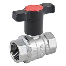 Kugelhahn 3/4'' Ig X 3/4'' Ig - Messing Verchromt - Mit Verlängertem T-griff - R851tx004