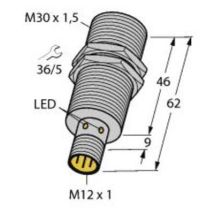 Turck Bi15-m30-vp6x-h1141 Sensor Inductivo Cromado 15 Mm