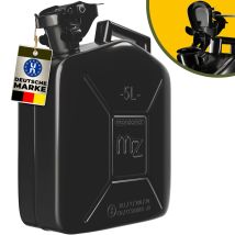 Monzana - Jerrican Essence En Métal 5l Homologation Onu Transport Liquides Diesel Huile Voiture Moto Bidon Récipient Réservoir Carburant