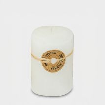 Vela Aromática De Vainilla Cilíndrica 7x9 Cm - Blanco