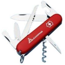 Navaja multiusos Camper de bolsillo – 13 funciones – Fabricada en Suiza – Ideal para actividades al aire libre