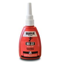 Frein filet fort 50 ml – Adhésif anaérobie pour assemblages filetés – Résistant aux chocs et aux vibrations – DEGRYP OIL
