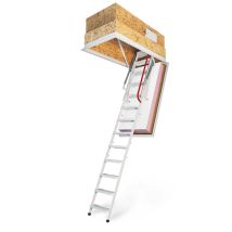 Wippro Passivhaus Dachbodentreppe Klimastair 160 Lukenmaß 140x70cm
