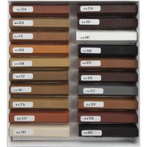 Bao Hartwachs Vollstangen 20 Farben, Holzkitt, Holzwachs, Parkett, Laminat